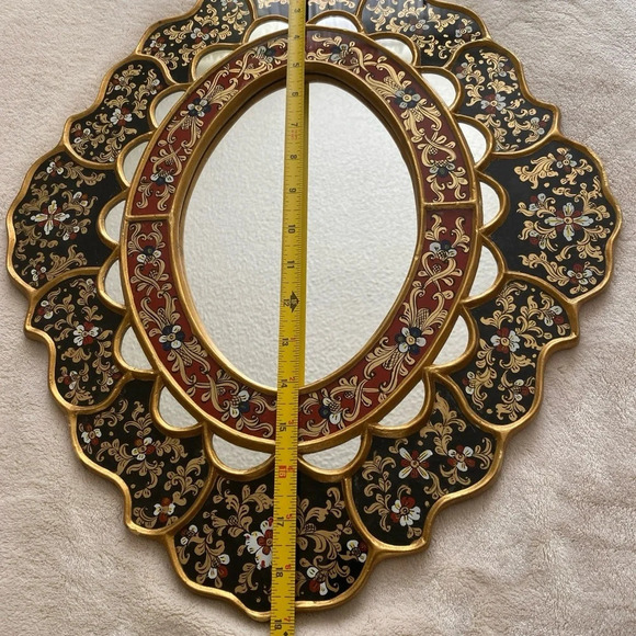 Neoclassical Style Verre Eglomisé
Wall Mirror early 20 century - Picture 8 of 9